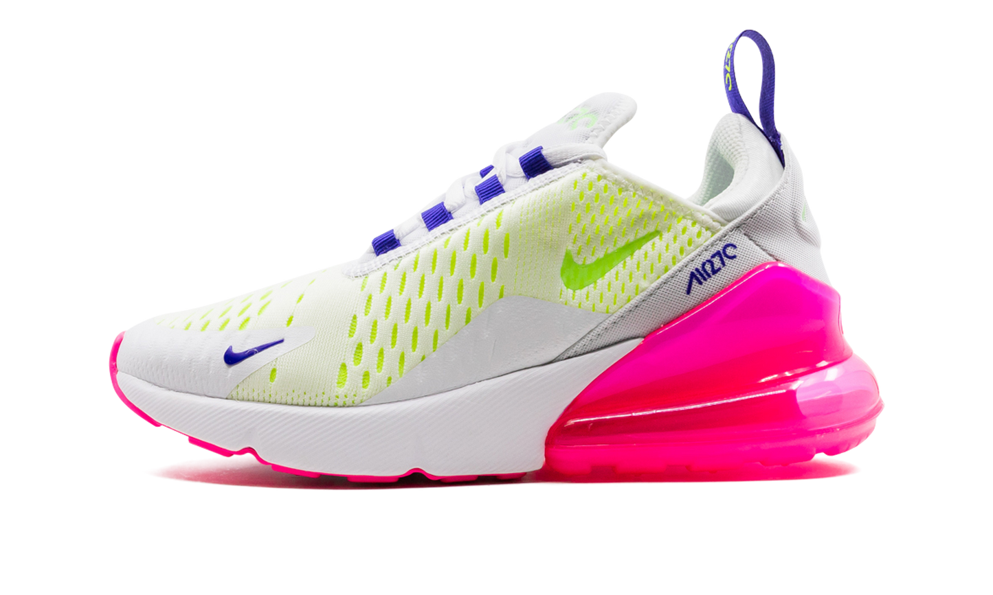AIR MAX 270 MNS WMNS "White / Pink Blast / Volt" DH0252 100