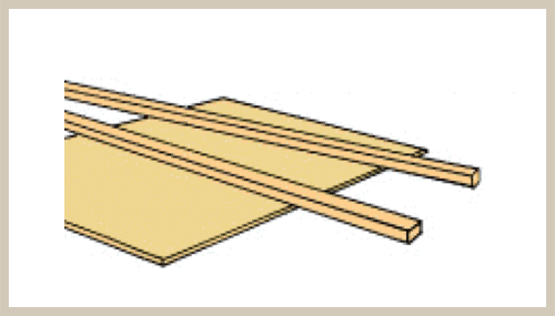 Basswood - Stripwood - 1/32" x 3/16"
